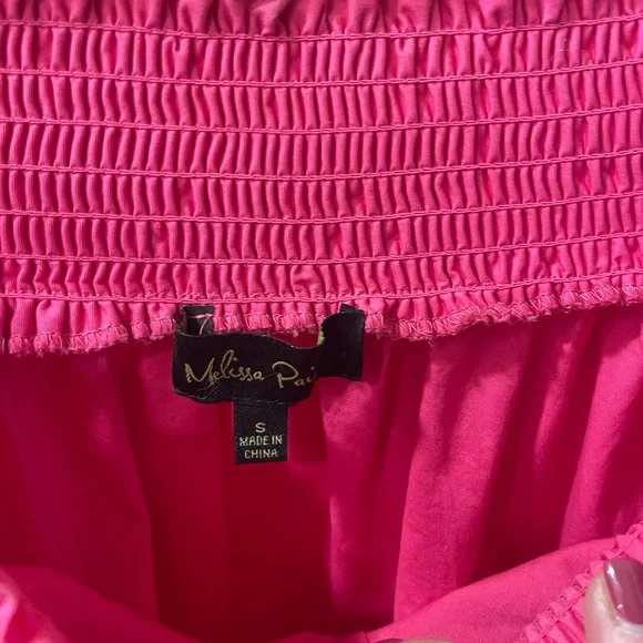 Melissa Paige Pink Off the Shoulder Blouse - Picture 9 of 10